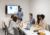 high-tech meeting in office boardroom