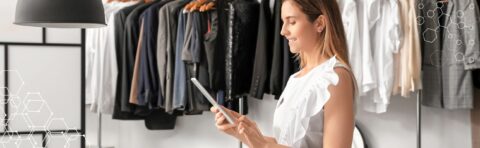 store manager with tablet computer mobile device