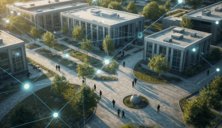 Science Park with high-speed connectivity and secure IT support for innovation.