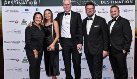 As a sponsor, the Modern Networks team attending the SCEPTRE Awards 2026, a black-tie gala celebrating the best in retail destinations.